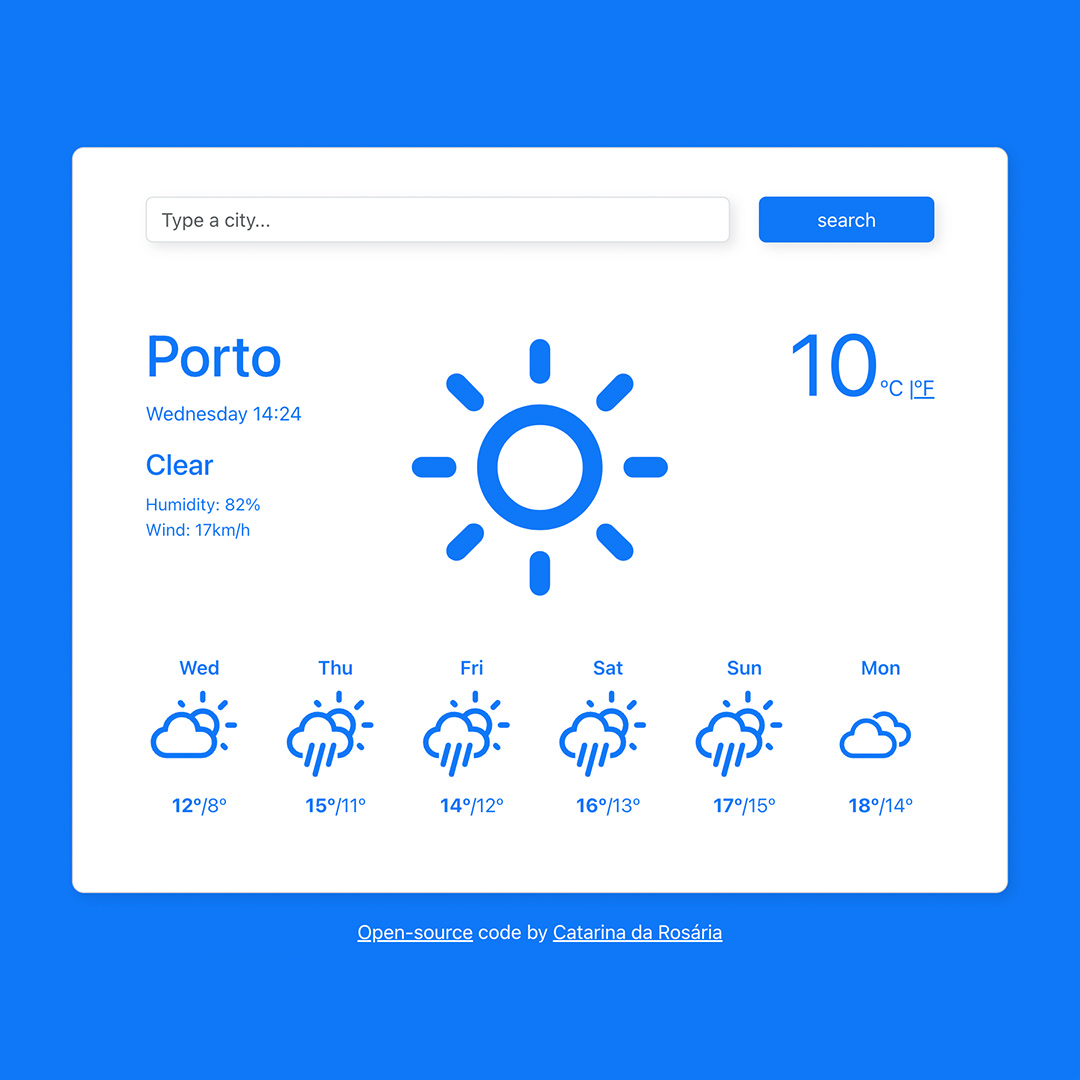 React Weather Project