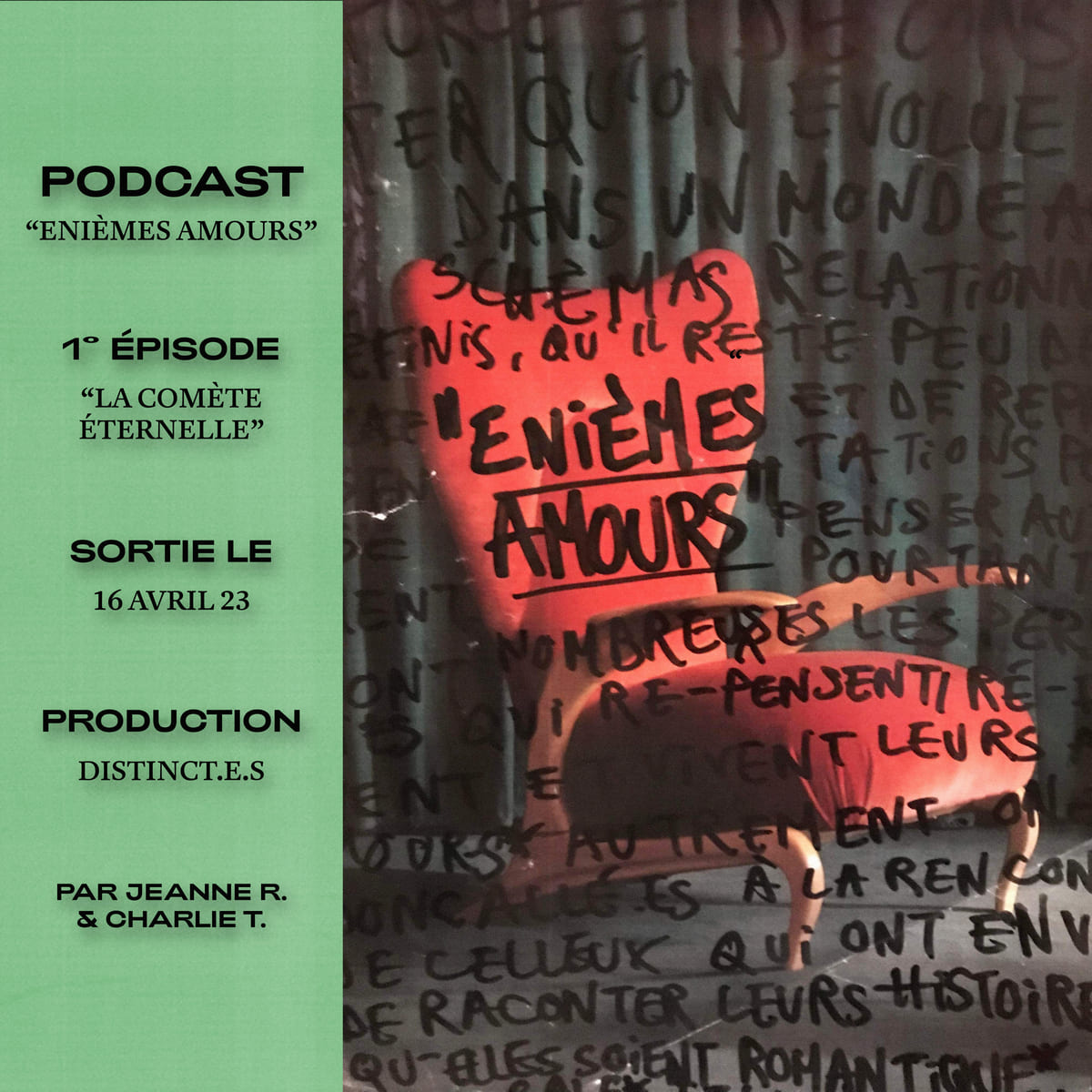 Instagram Post - Podcast Enièmes Amours